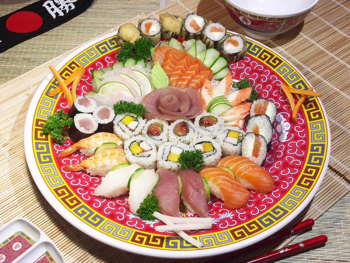 Sushi-and-Sashimi-Combination-Platter at Asaka Asian Cuisine, a Asian Fusion Restaurant in Jenkintown