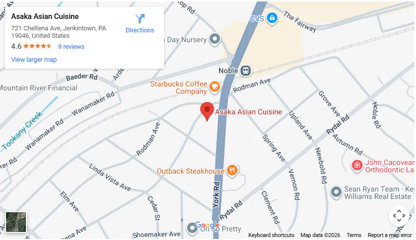 Location, 721 Cheltena Ave, Jenkintown, PA 19046 Location, 721 Cheltena Ave, Jenkintown, PA 19046