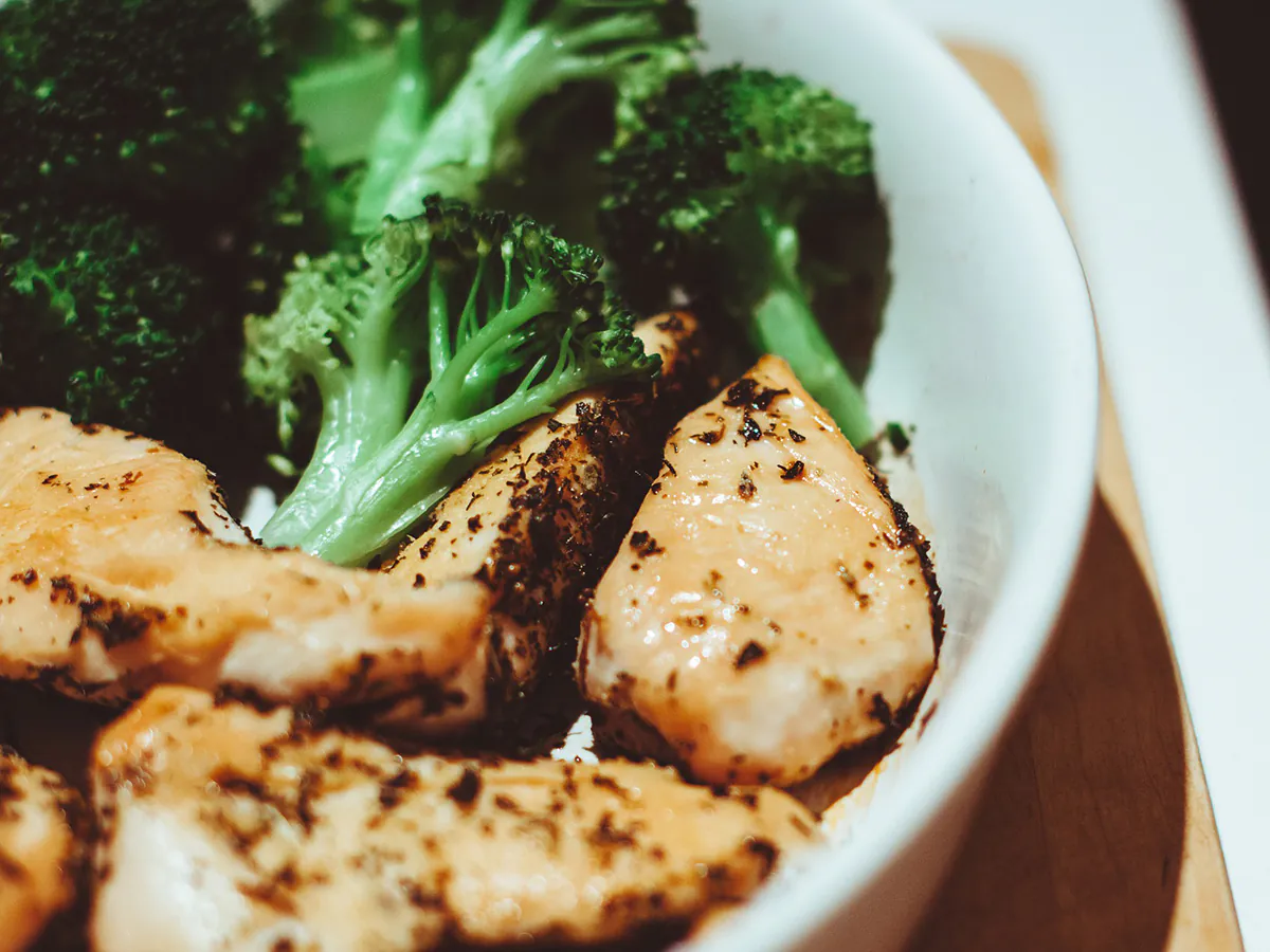 chicken broccoli at Asaka Asian Cuisine, a Asian Fusion Restaurant in Jenkintown
